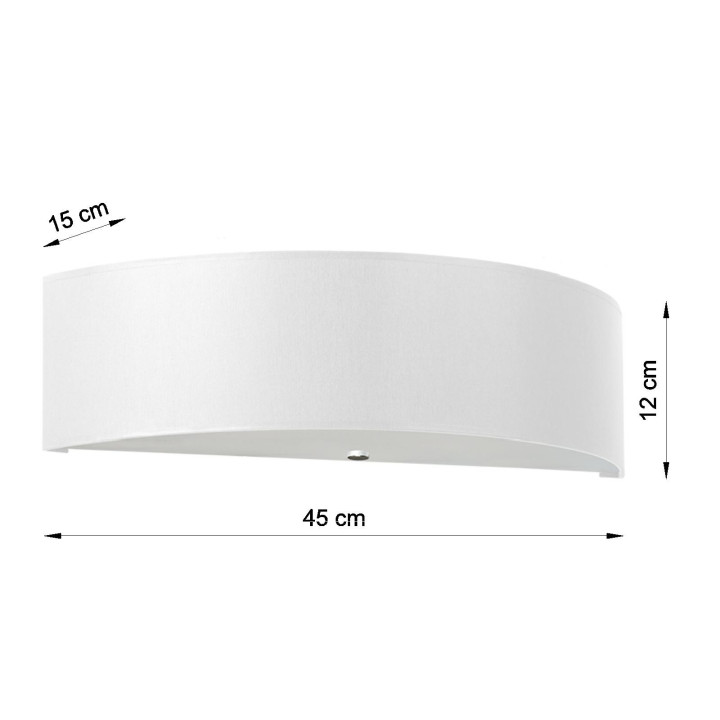 Plafon Sollux Ligthing Skala 100, rund, 100x100cm, E27 6x60W, weiß