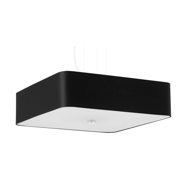 Żyrandol Sollux Ligthing Lokko 2, quadratisch, 55x55cm, E27 5x60W, weiß