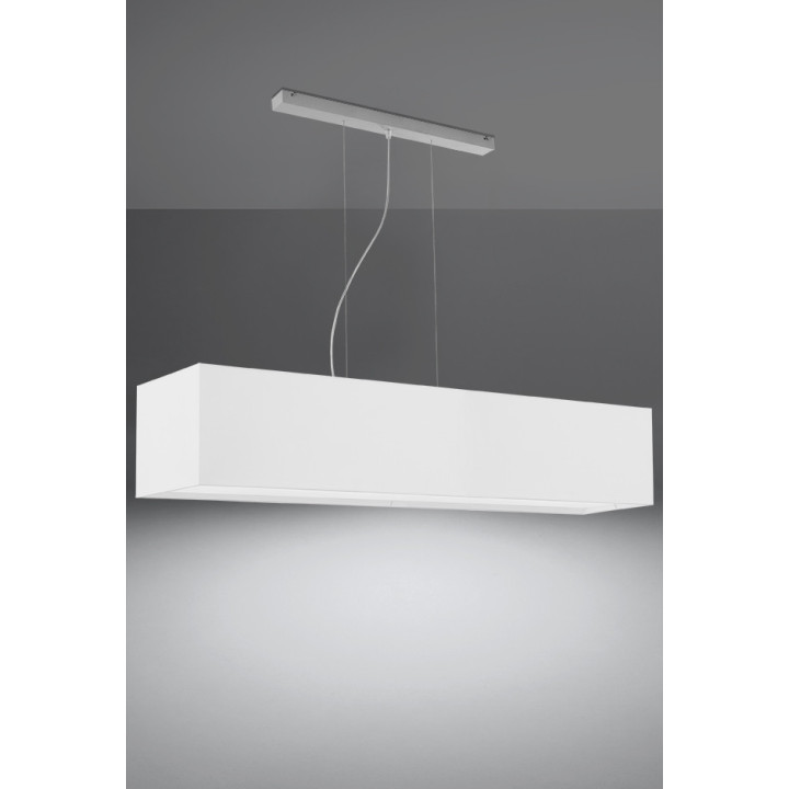 Żyrandol Sollux Ligthing Santa Bis 80, 80x25cm, E27 3x60W, weiß