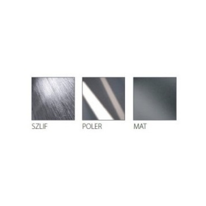 Pełny Set odpływu prysznicowego Wiper New Premium, 500mm, wzór Tivano, Finish poler