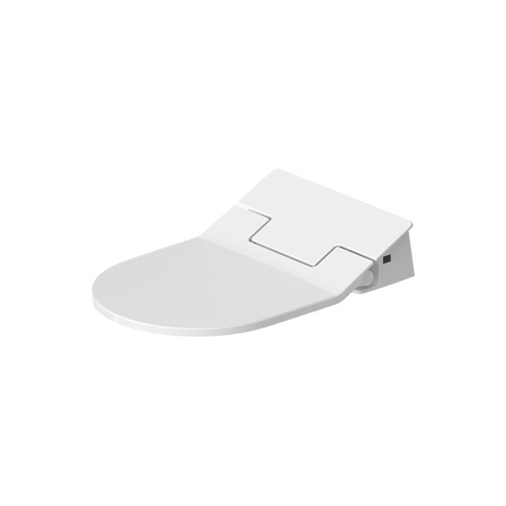Set Duravit SensoWash Slim, Wand-WC mit Sitz myjącą, 62x37cm, bezrantowa, weiß alpin