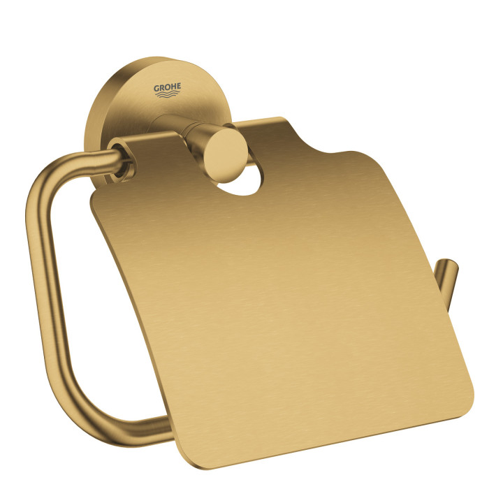 Papierhalter Grohe Essentials, mit Deckel - brushed cool sunrise
