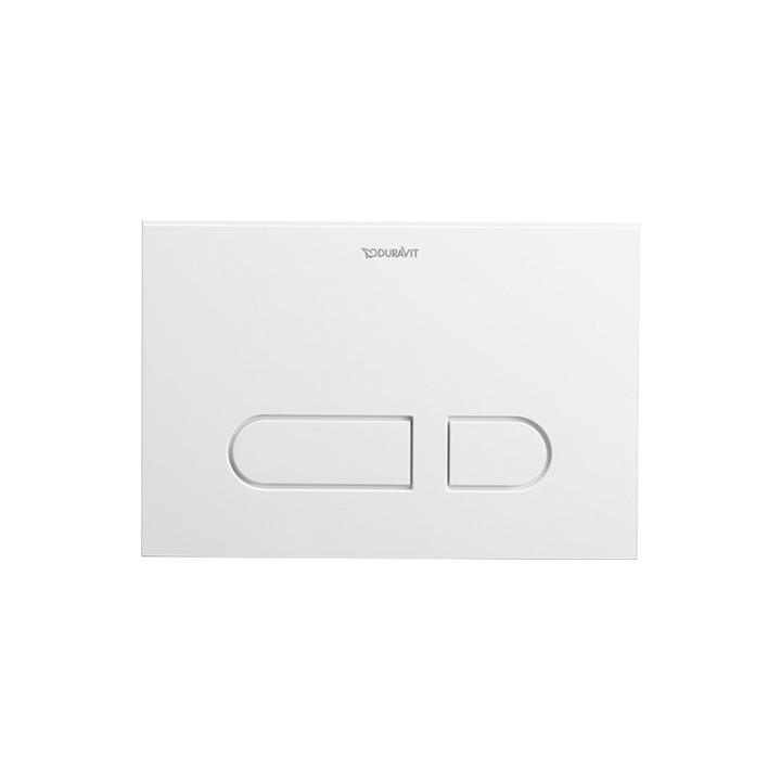Betätigungstaste uruchamiający Duravit DuraSystem A1, Glas weiß