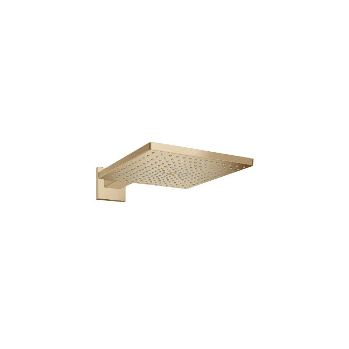 Kopfbrause Hansgrohe Raindance E 30 cm quadratisch mit Arm ściennym - gebürstetes Bronze