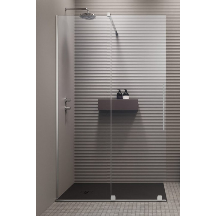 Radaway Furo Kabine Walk-in 120x200cm links Glas transparent 10106638-01-01L/10110594-01-01