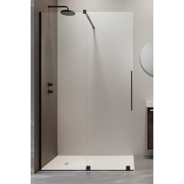 Radaway Furo Kabine Walk-in 120x200cm links Glas transparent 10106638-01-01L/10110594-01-01