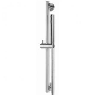Dusch-set Vema Tiber Steel, Haltegriff z Handbrause i wężem, rostfreier Stahl inox