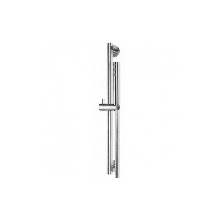 Dusch-set Vema Tiber Steel, Haltegriff z Handbrause i wężem, rostfreier Stahl inox
