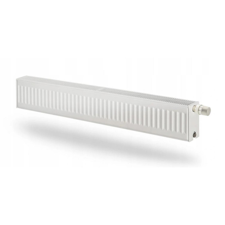 Grzejnik Purmo Plint P typ 21s, 20x80 cm - weiß