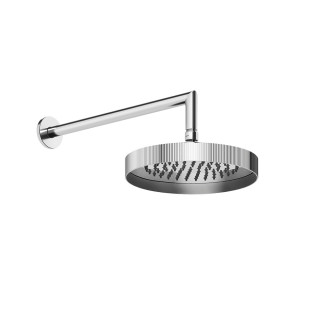 Kopfbrause Gessi Anello, rund, 218mm, regulowana, mit Arm ściennym 343mm, Chrom