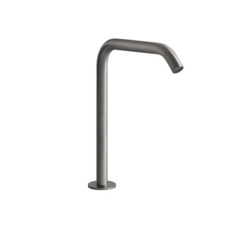 Auslauf Waschtisch- Gessi Flessa, stehend, Höhe 205mm, zasięg 156mm, gebürsteter Stahl