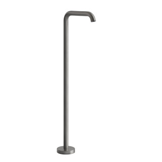 Wannenarmatur freistehend Gessi Bath316, 2 wyjścia wody, Dusch-Set, gebürsteter Stahl