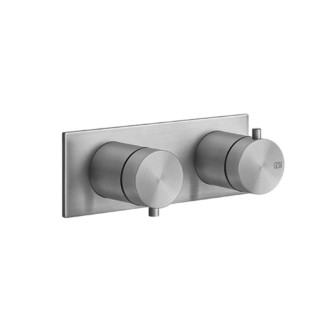 Thermostatisch Armatur Brause- Gessi Shower316, Unterputz, 1 wyjście wody, gebürsteter Stahl