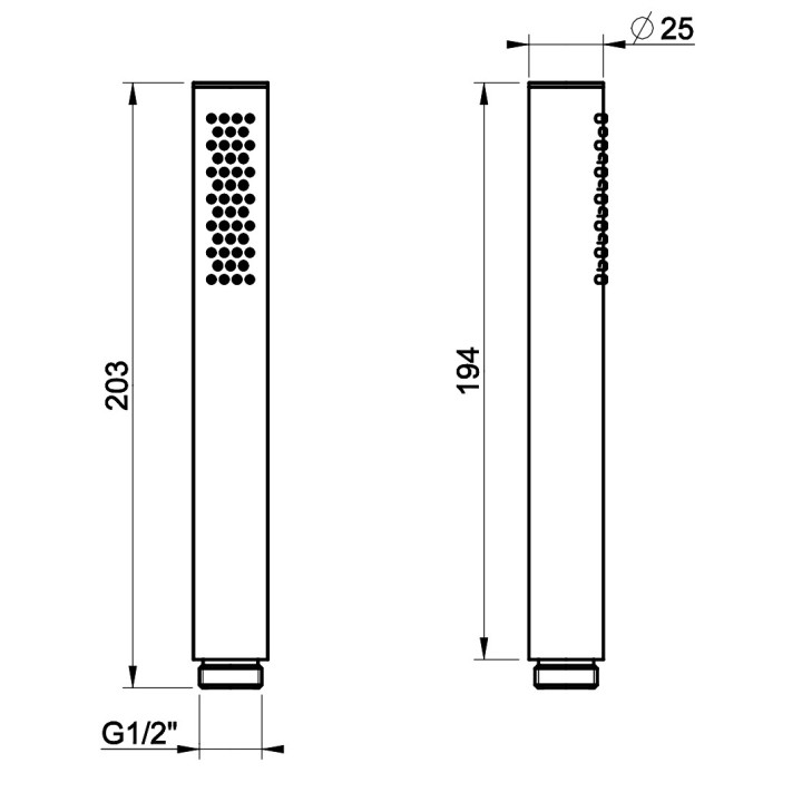 Halter na słuchawkę Dusch- Gessi Shower316, regulowany, gebürsteter Stahl