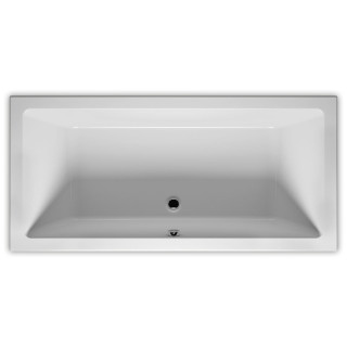 Badewanne rechteckig Riho Lugo, 160x70cm, Acryl-, weiß Glanz