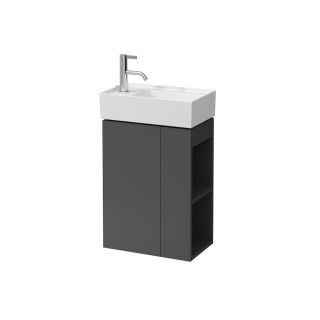 Schrank Unterbau- Laufen Kartell by Laufen, 44cm, Glas- Ablage, Scharnier von links, dla umywalki 815335, weiß matt