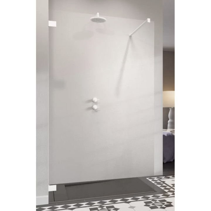 Duschkabine Radaway Essenza Pro 8 Gold Walk-in 120, Glas transparent, profil golden