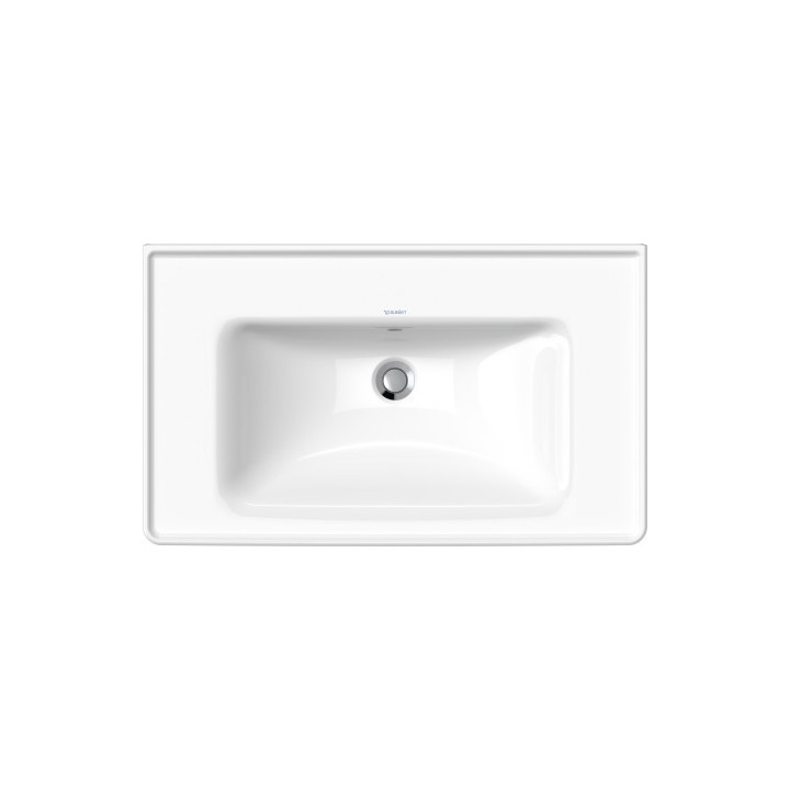 Wandwaschtisch/mit Unterschrank Duravit D-Neo, 80x48cm, z Überlauf, Hahnloch, weiß
