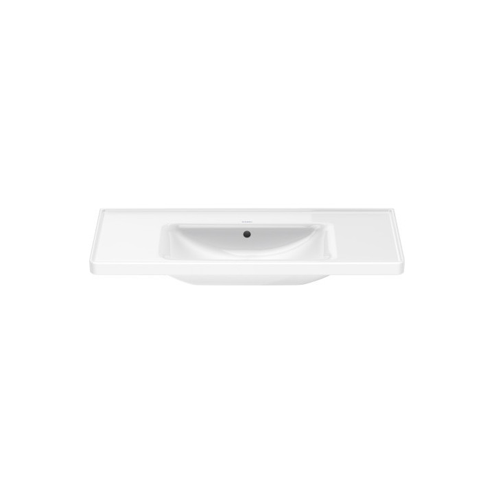 Wandwaschtisch/mit Unterschrank Duravit D-Neo, 100,5x48cm, z Überlauf, Hahnloch, weiß