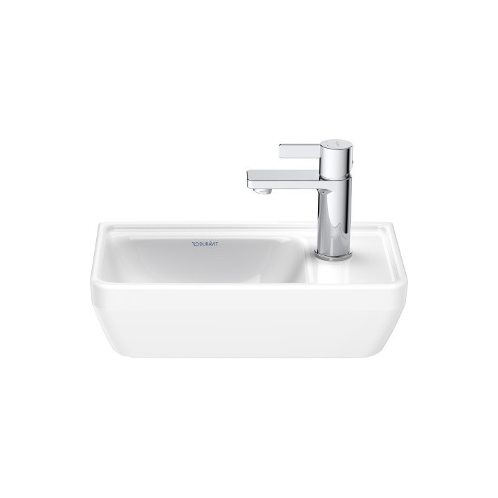 Wandwaschtisch Duravit D-Neo, 60x44cm, z Überlauf, Hahnloch, weiß