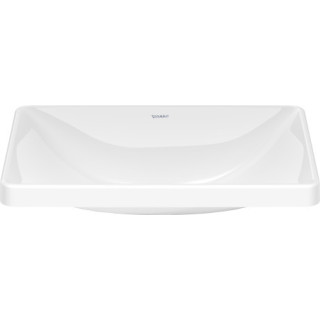 Aufsatzwaschtisch Duravit D-Neo, 60x43,5cm, z Überlauf, Hahnloch, weiß