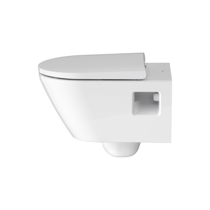 Becken Toiletten- hängend Duravit D-Neo Rimless, 54x37cm, bez rantu spłukującego, 4,5 l, UWL klasa 1, weiß