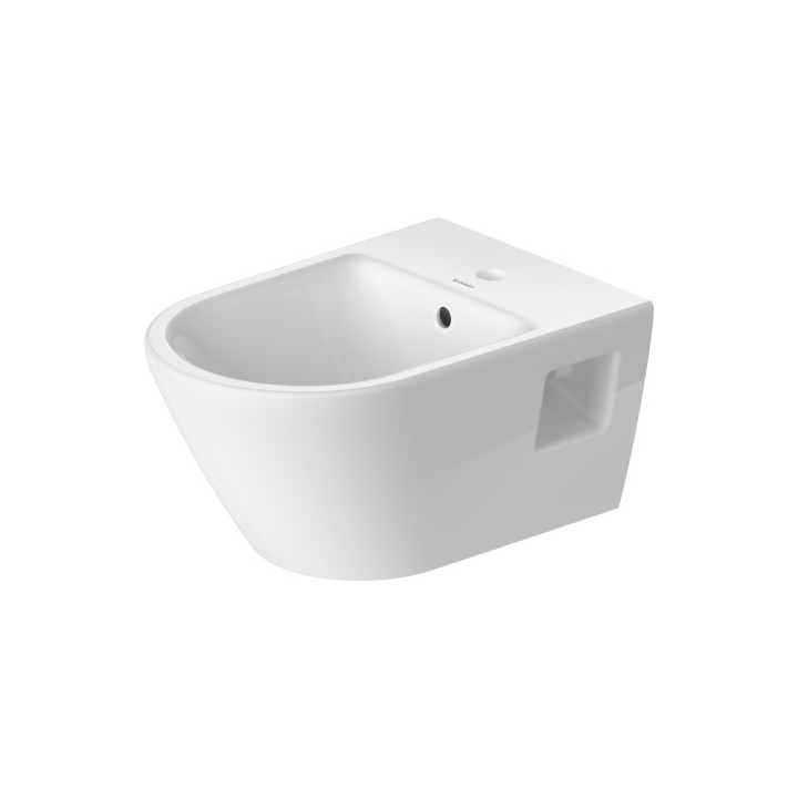 Bidet hängend Duravit D-Neo Rimless, 54x37cm, Halterung Durafix, weiß