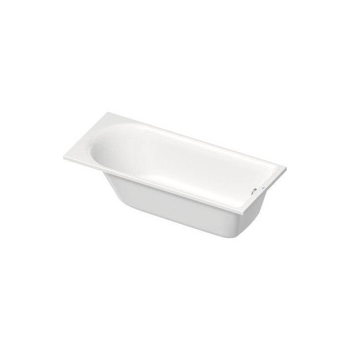 Badewanne rechteckig Duravit D-Neo, 170x75cm, Acryl-, 1 Rückenlehne ukośnie, weiß