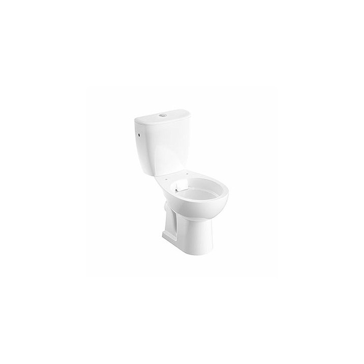 Set kompakt WC Becken ze spłuczką Kolo Rekord, 64x35,5cm, Rimfree, bez rantu spłukującego, Abfluss poziomy, doprowadzenie boczne