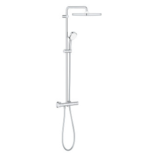 Thermostatisch Dusch-Set Grohe Tempesta Cosmopolitan System 250 Cube, Aufputz-, 2 wyjścia wody, Chrom