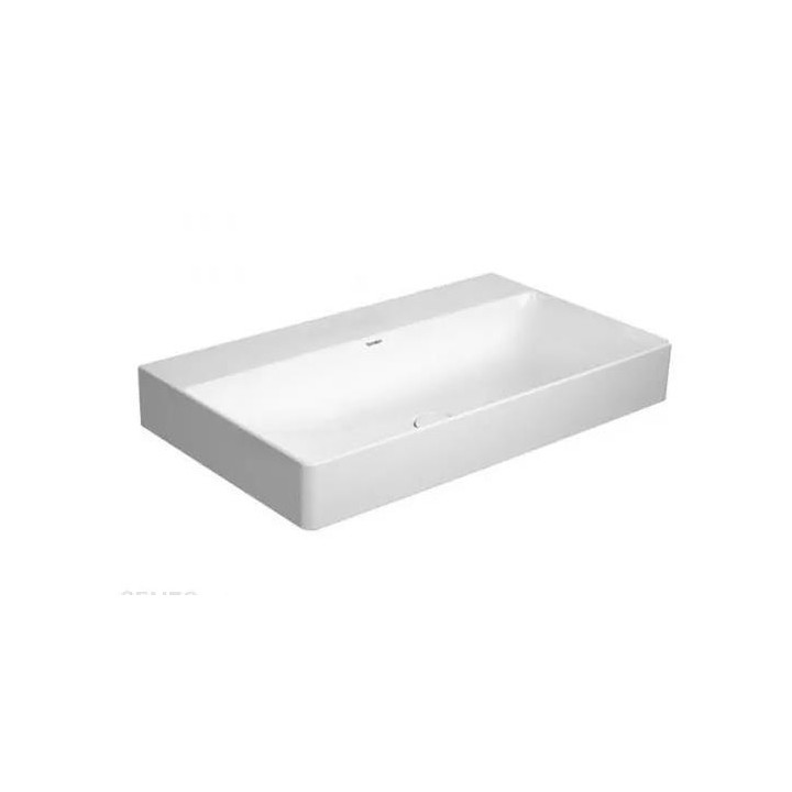 Waschtisch mit unterschrank Duravit DuraSquare, 80x47,  mit Hahnloch, weiß