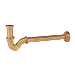 Ablaufgarnitur umywalkowy Tres, Flaschen-, 24-K Gold matowe