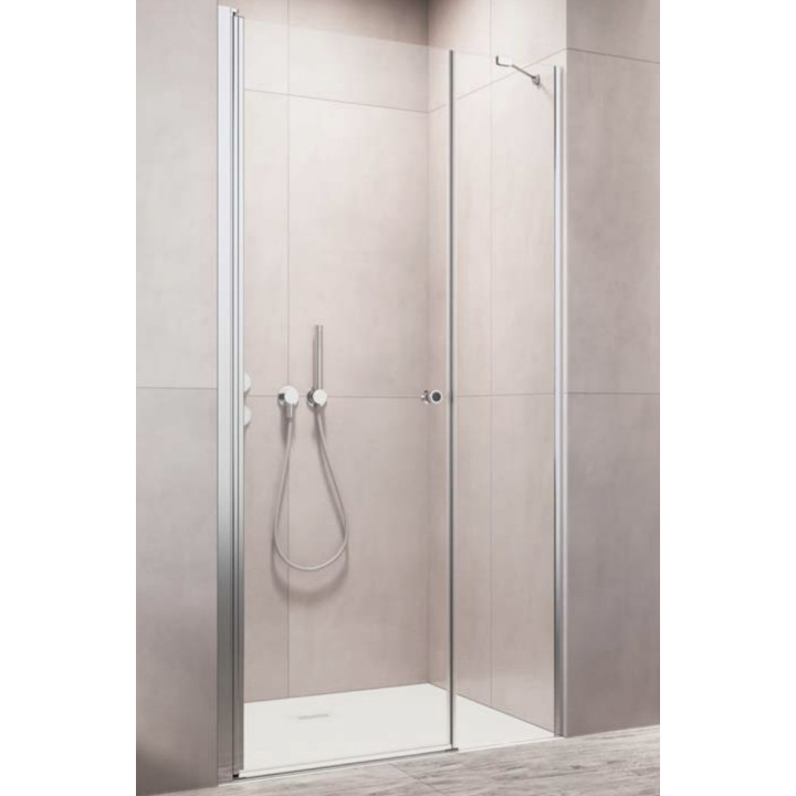 Tür für die Nische Radaway EOS II DWJ 120, links, 120x195cm, Glas transparent, profil Chrom