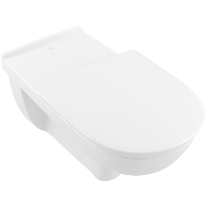 Wand-wc WC Villeroy & Boch ViCare, 70x36cm, DirectFlush, bez kołnierza, Weiss Alpin