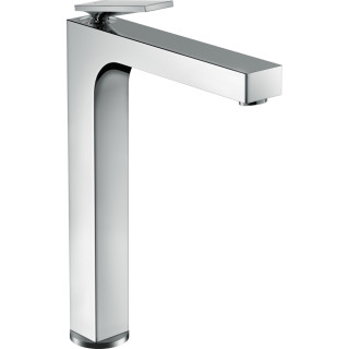 Waschtischarmatur Axor Citterio, stehend, Einhebel-, Höhe 146mm, Set Ablauf-, szlif diamentowy, Chrom
