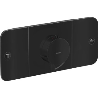 Modul thermostatisch Axor One, Unterputz, 1 odbiornik wody, Außenelement, schwarz matt
