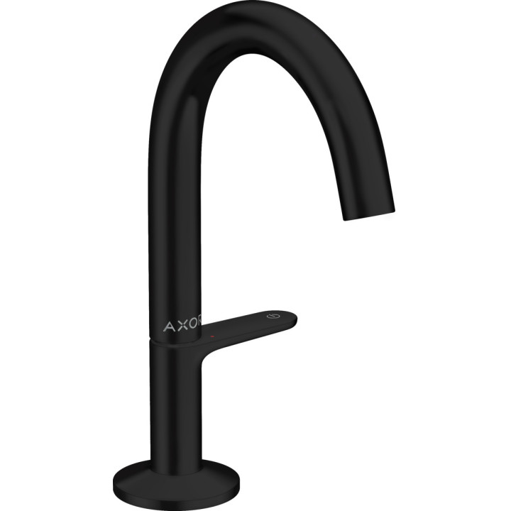 Waschtischarmatur Axor One, stehend, Höhe 155mm, Halter dźwigniowy, Set Ablauf- push-open, Chrom