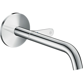 Waschtischarmatur mit 3 anschlüssen Axor One Select, stehend, Höhe 246mm, Set Ablauf- push-open, Chrom