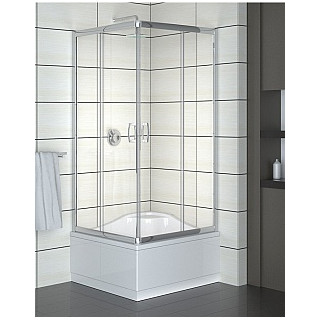 Kabina Dolphi Radaway Premium Plus C1700 800x800 mm kwadratowa z drzwiami dwuczęściowymi, szkło brązowe- sanitbuy.pl