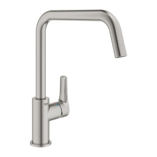 Spültischarmatur Grohe Eurosmart, Höhe 339mm, DN 15, obracana Auslauf 183mm, Chrom
