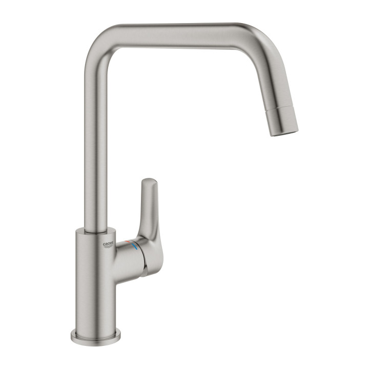 Spültischarmatur Grohe Eurosmart, Höhe 339mm, DN 15, obracana Auslauf 183mm, Chrom