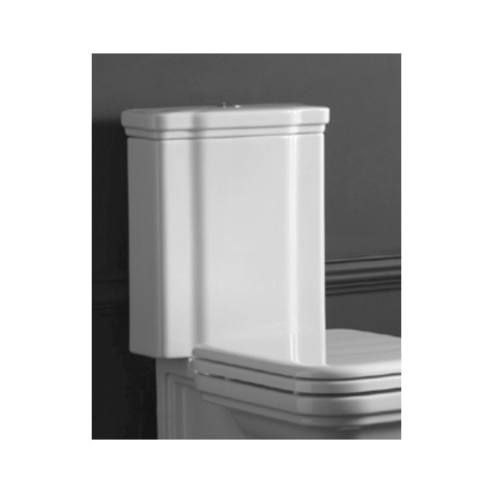 Becken für kompakt-wc WC Kerasan Waldorf, 68x40cm, weiß