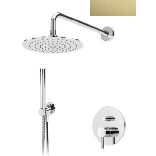 Dusch-set Bruma Lusitano, Unterputz, Kopfbrause 250mm mit Arm ściennnym, Handbrause 1-Funktions-, sunrise