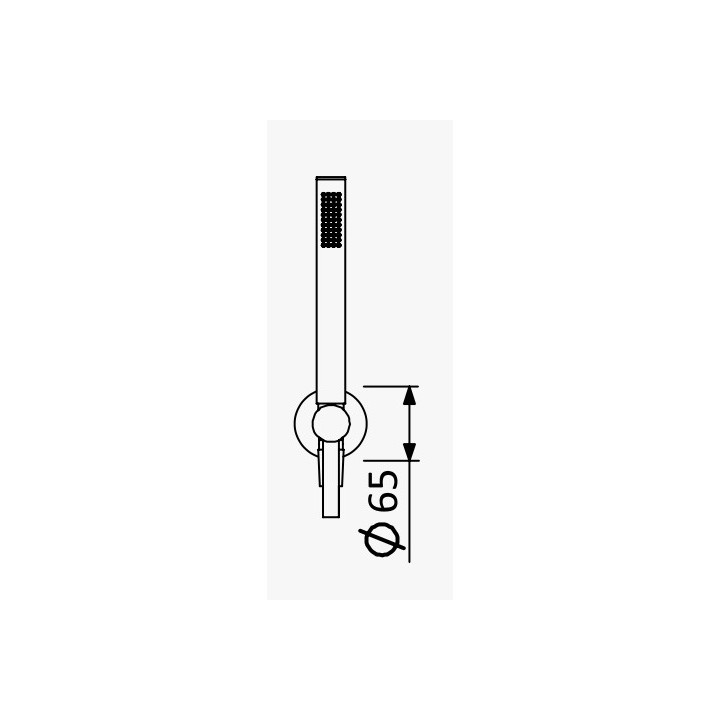 Dusch-set Bruma Lusitano, Unterputz, Kopfbrause 250mm mit Arm ściennnym, Handbrause 1-Funktions-, sunrise
