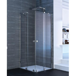 Tür Schiebe- Huppe Xtensa Pure Walk-In 1201 - 1400 mm, rechts, 1-teilig, el. stały, transparent Anti-Plaque - Black Edition