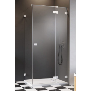 Teil rechts Kabine Radaway Essenza Pro Black PDD, 1000x2000mm, Glas transparent, golden profil