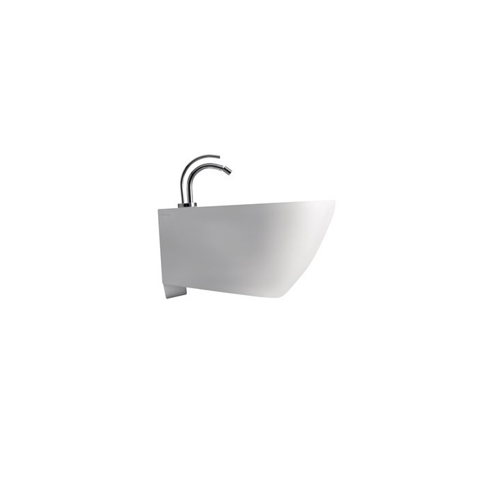 Bidet hängend Kerasan Aquatech, 55x36,5cm, z Überlauf, Hahnloch, weiß