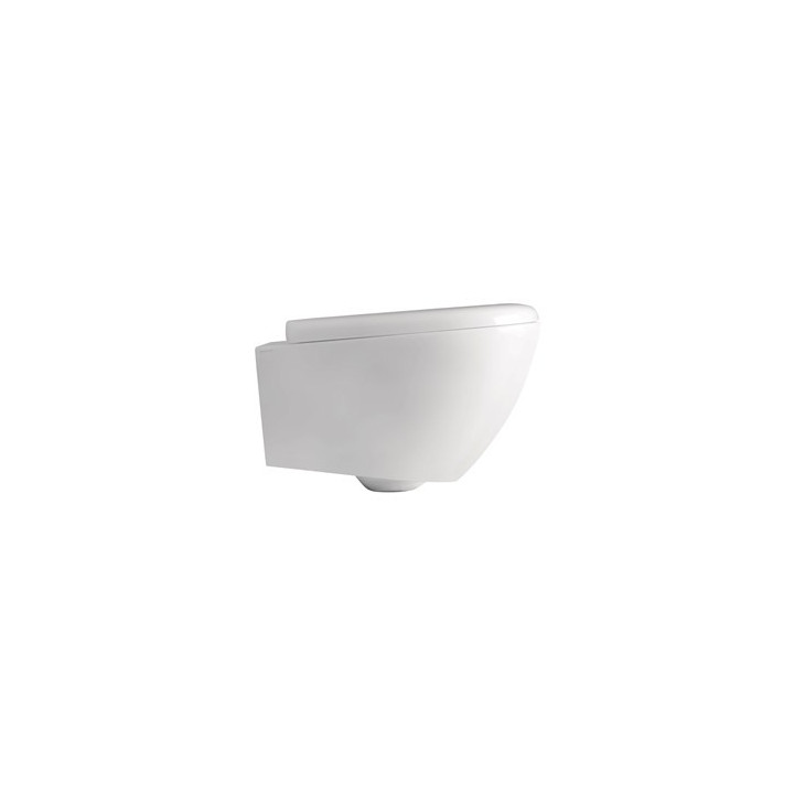 Bidet hängend Kerasan Aquatech, 55x36,5cm, z Überlauf, Hahnloch, weiß