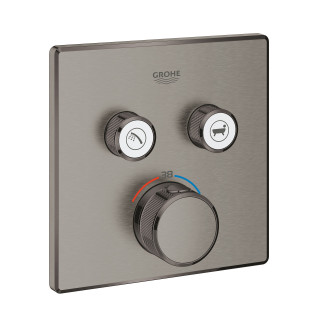 Armatur thermostatisch Grohe Grohtherm SmartControl 2-Empfänger wody - brushed warm sunset