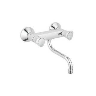 Küchenarmatur GROHE Eurostyle Cosmopolitan 1/2" zur Wandmontage, dł. 273 mm, Chrom, Einhebel-